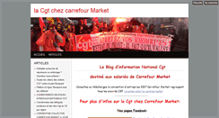 Desktop Screenshot of la-cgt-chez-carrefourmarket.com